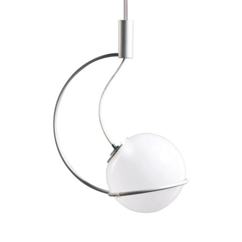 Prima Lighting 928F Single lamp suspended luminaire pendant with glass tear drop shade
