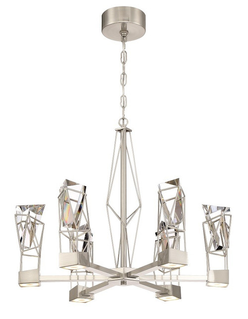 Zeev Lighting CD10253/LED/SN The Gem Collection Chandelier