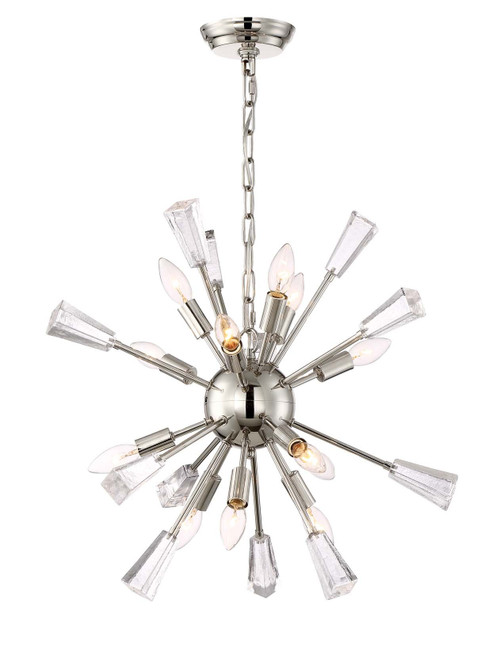 Zeev Lighting CD10168/12/PN The Muse Collection Chandelier