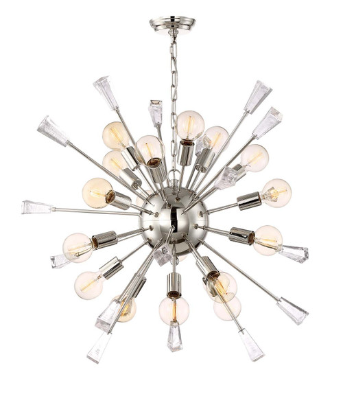 Zeev Lighting CD10167/18/PN The Muse Collection Chandelier