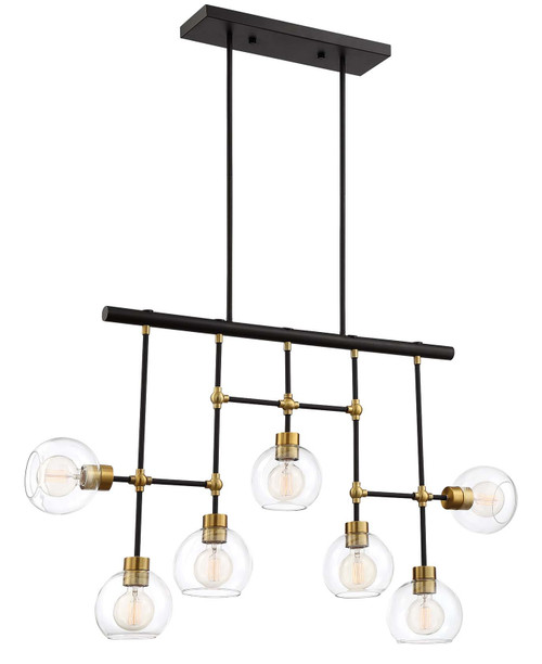 Zeev Lighting CD10291/7/PB+MBK The Pierre Collection Chandelier