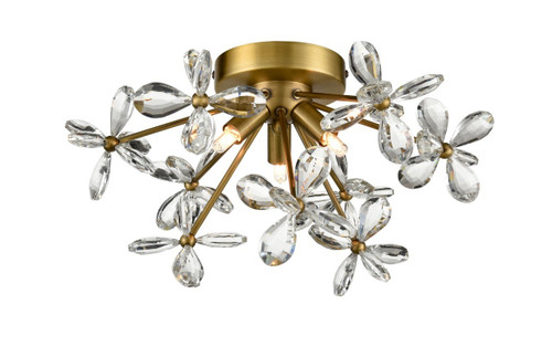 Zeev Lighting FM60053/3/AGB Adelle Collection Flush-Semi Flush