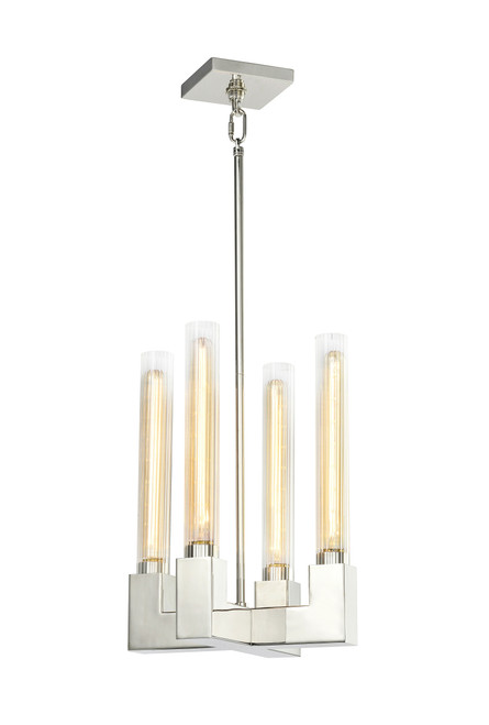 Zeev Lighting P30100/4/PN Placid Collection Pendant