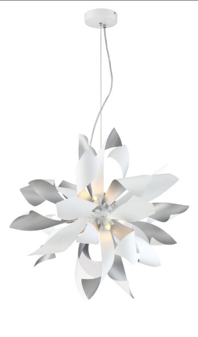 Zeev Lighting P30086/6/BB+MW The Bloom Collection Pendant