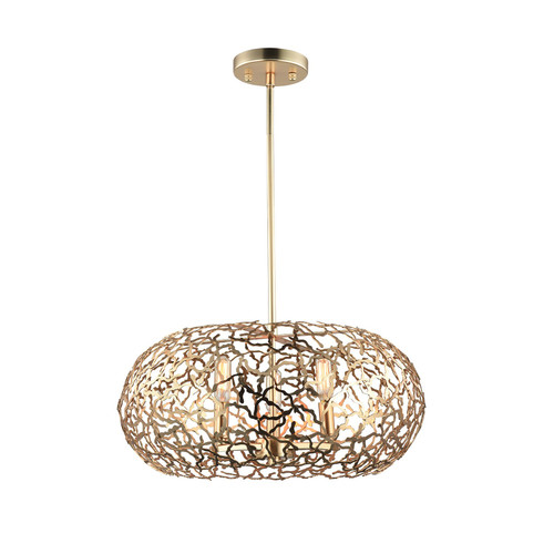 Zeev Lighting P30039/6/SG 3LT Pendant Lamp Pendant