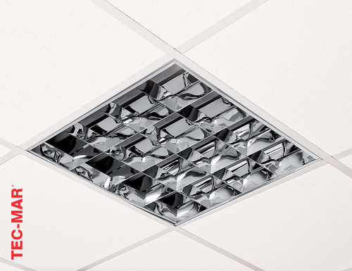 Sunled Industries Dark LED Recessed Louvered Troffer 15-48W/2,524-7,101Lm