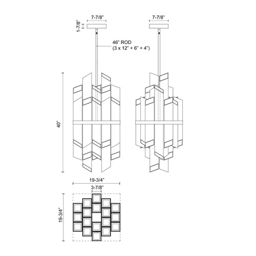 Kuzco Lighting PD318020 Rowland Pendants