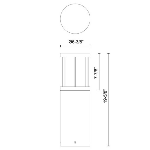 Kuzco Lighting EB49020 Alden Bollards