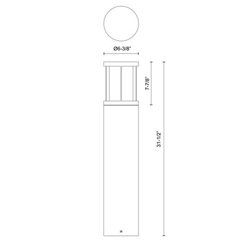 Kuzco Lighting EB49031 Alden Bollards