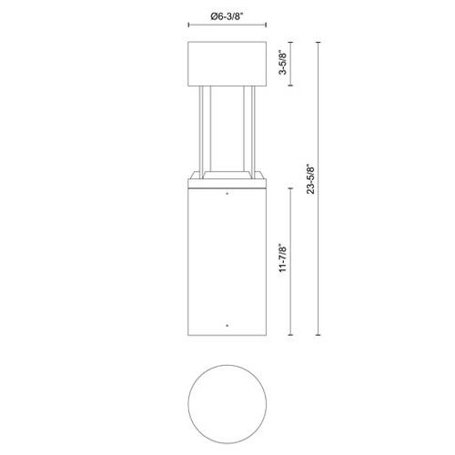 Kuzco Lighting EB40924 Novato Bollards