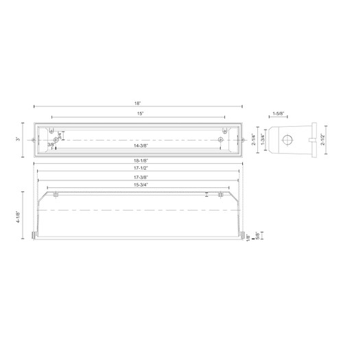 Kuzco Lighting ER7120-CBOX Newport Step Lights