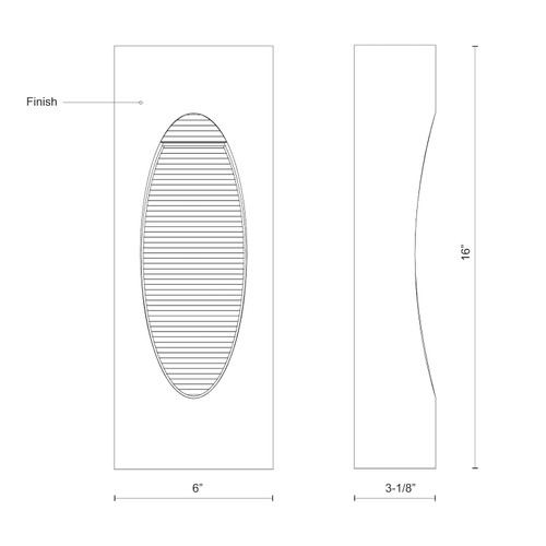 Kuzco Lighting EW2216 Cascades Wall