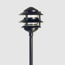 Techlight 1474 6" Triple Tier Pagoda Path Light