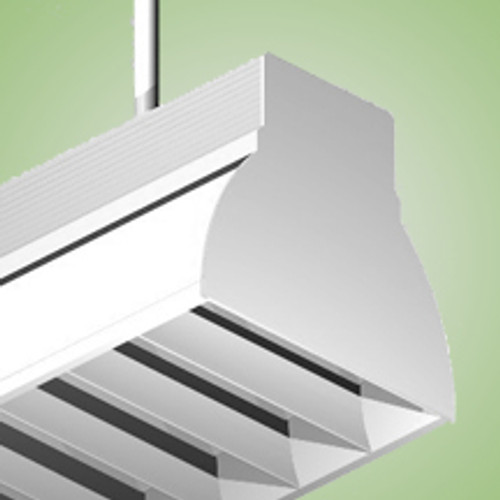 Techlight 1414 Eclipse Series Louvered Downlight Linear Fluorescent