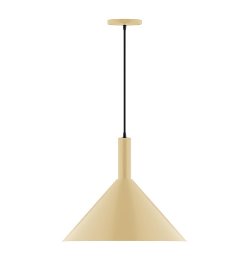 Montclair Light Works Stack Cone 18 Inch Pendant Light