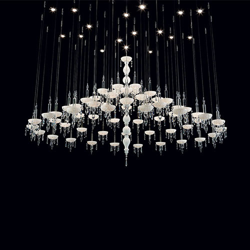 Scangift Limelight Crystal Glass Suspension Light Fixture