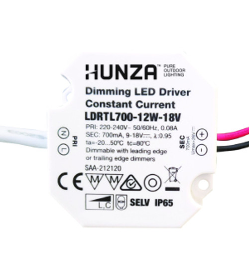 Hunza Lighting DR LDRTL700-12W-18V HUNZA 220-240V CONSTANT CURRENT DRIVER 12W