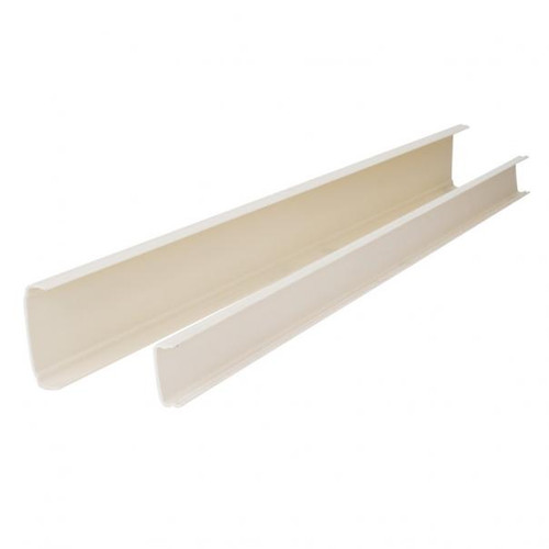 Hardware Resources 303COVER White Plastic Cover for 45 mm Height Side Mount Ball Bearing Drawer Slides
