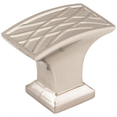 Hardware Resources 535L 1-1/2" Overall Length Rectangle Geometric Pattern Aberdeen Cabinet Knob