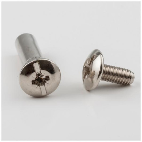 Hardware Resources 555NP31-B-K 2 Piece Nickel Plated Connector Bolt for 8 mm Drilling and 31 mm - 41 mm Panel Thickness - Bag of 400