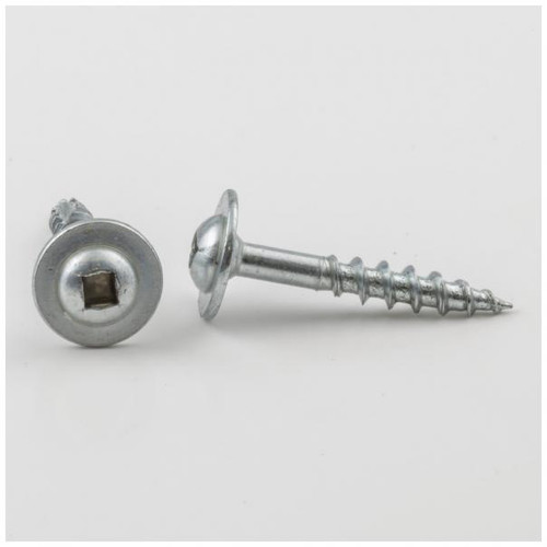 Hardware Resources 8X118017WQ-2 #8 x 1-1/8" Zinc Plated Square Drive Type 17 Coarse Thread Large Washer Head Screw Sold by the Box. Order 2 for a Box of 2,000 Screws