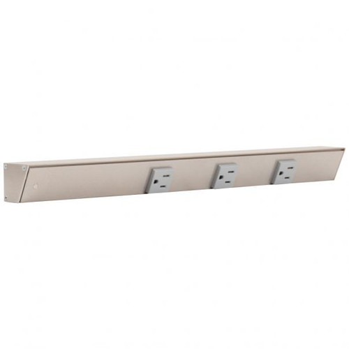 Hardware Resources APT18-3-P 18" APT Series Slim Angle Power Strip