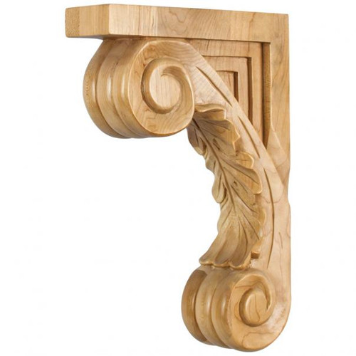 Hardware Resources CORS 2-5/8" W x 9" D x 13-1/8" H Scrolled Acanthus Corbel