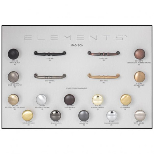 Hardware Resources DBE1040-GRY Madison Designer Grey Display Board