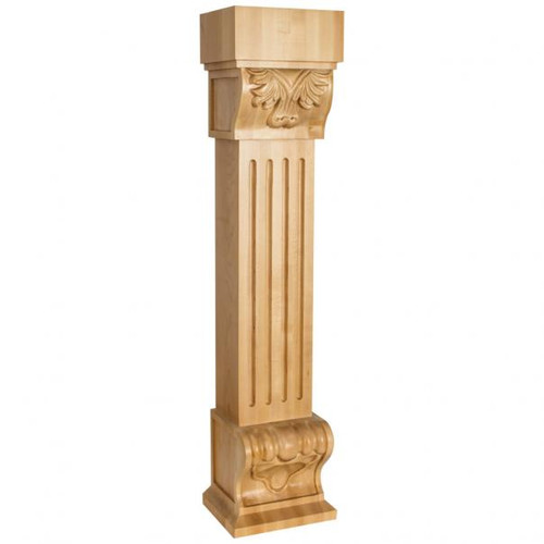 Hardware Resources FCORE 8" W x 7" D x 36" H Fluted Acanthus Fireplace Corbel