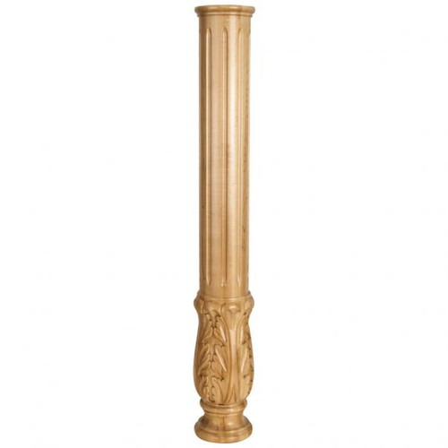 Hardware Resources FP1 5" D x 35" H Acanthus Fireplace Column