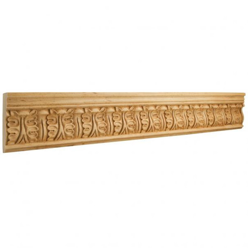 Hardware Resources HCM01 1" D x 3-3/4" H Acanthus Hand Carved Moulding
