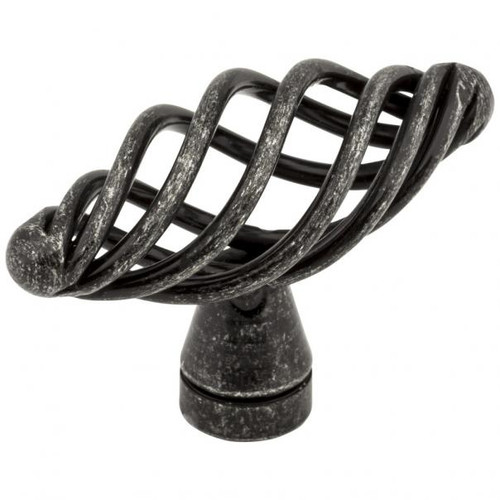 Hardware Resources I350 2" Overall Length Twisted Zurich Cabinet "T" Knob