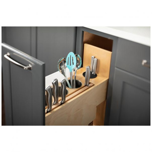 Hardware Resources KBPO-SC "No Wiggle" Magnetic Knife Organizer Soft-close Pullout