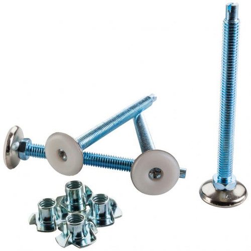 Hardware Resources LL-120 Leg Leveler with T-nut 120 mm x 28.5 mm (4 per Bag)