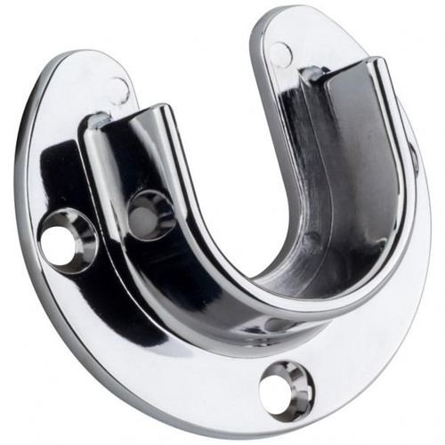 Hardware Resources M7350 Open Screw-In Mounting Bracket for 1-5/16" Round Closet Rods