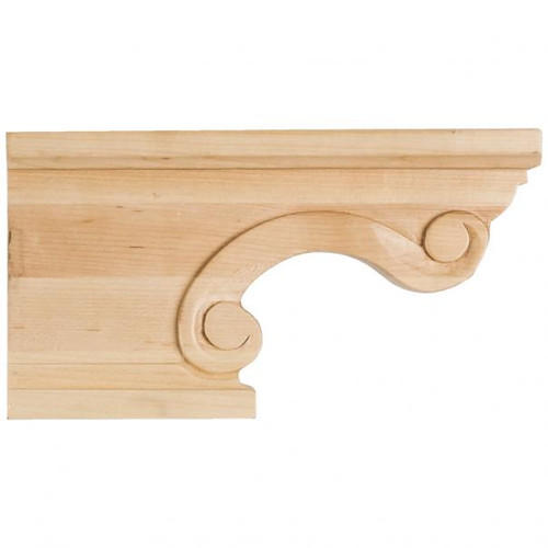 Hardware Resources PFL2_R2-G Scrolled Corner Foot