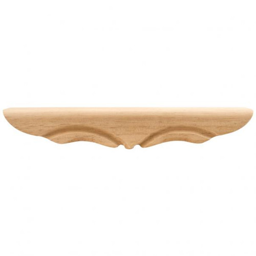 Hardware Resources PFM1 11-3/8" W x 1-3/4" D x 1-11/16" H Middle Rounded Pedestal Foot