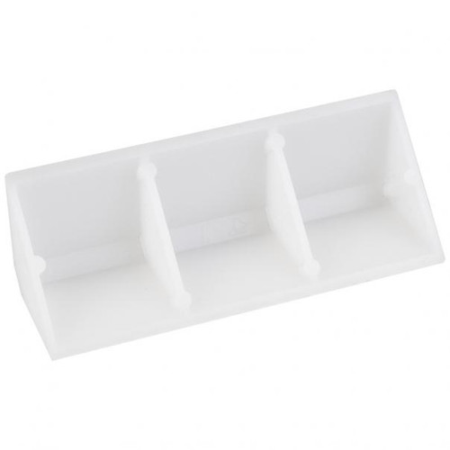 Hardware Resources T475 3" White Glue Block - Priced and Sold by the Thousand