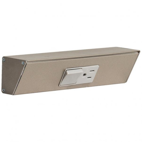 Hardware Resources TRS9-1 9" TR Switch Series Angle Power Strip, Single Switch