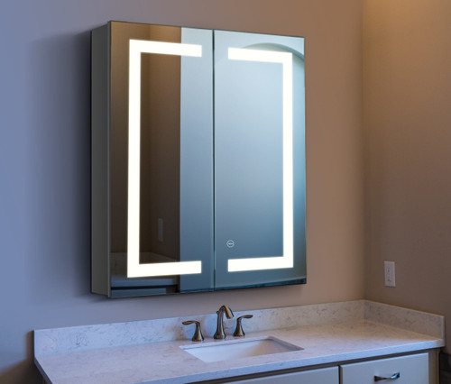 VONN Lighting VCS2A3S79202 VONN VCS2A3S79202 Integrated LED Medicine Cabinet 24"W x 28"H x 4.75"D or 30"W x 28"H x 4.75"D