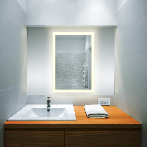 VONN Lighting VCS2A6S08201 VONN VCS2A6S08201 Integrated LED Medicine Cabinet 19.5"W x 28"H x 5"D