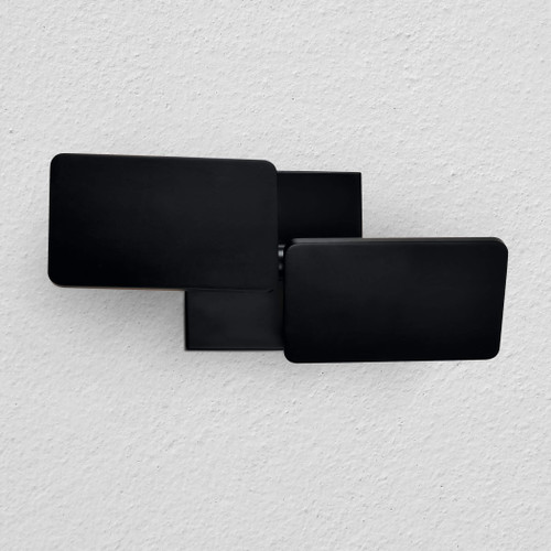 VONN Lighting VMW17200BL Eclipse VMW17200BL 12" Rotative Up-Down Integrated LED Wall Sconce Light in Black
