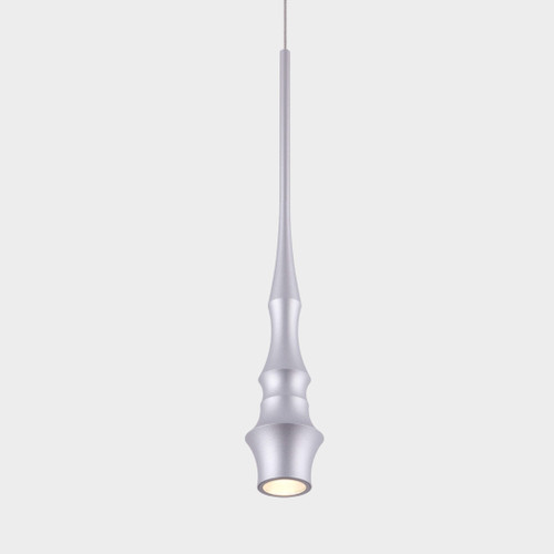 VONN Lighting VMP26610AL Polaris VMP26610AL 5" Integrated LED Height Adjustable Pendant Light in Silver