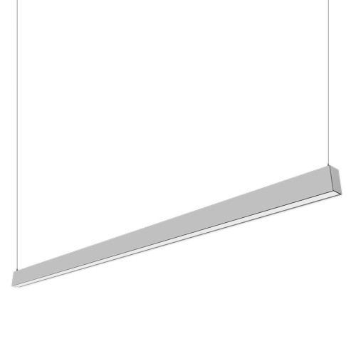 VONN Lighting VSL4D10035KAL Slim VSL4D10035KAL 1.3" 4 FT LED Direct Downlight Suspended /Surface Mount Linear Lighting Fixture, 100-277V, 41W, 3500K, Aluminum