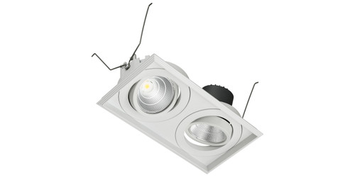 MKS Advanced LED MKS/CSD/2S/40K Square Double Downlight Contemporary Series 9985399813-MKS