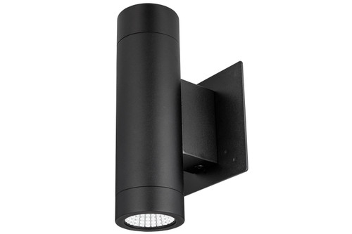 MKS Advanced LED MKS/MCW/32W/40D/BK/27K Miniature Wall Cylinder | Black Up & Down 99420-MKS