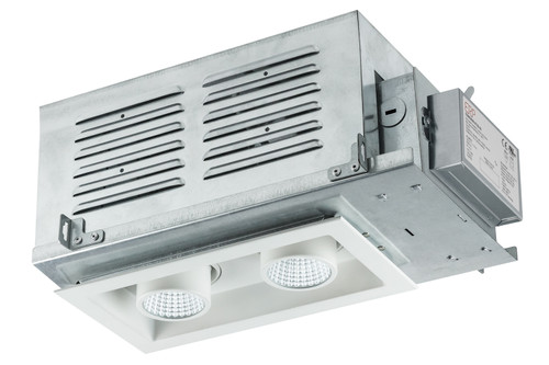 MKS Advanced LED MKS/MDL/2H/TR/WH/30K 2 Head Multi-head Downlight | White Trim 89181-MKS