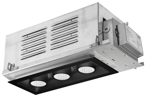 MKS Advanced LED MKS/MDL/3H/TR/BK/30K 3 Head Multi-head Downlight | Black Trim 89291-MKS