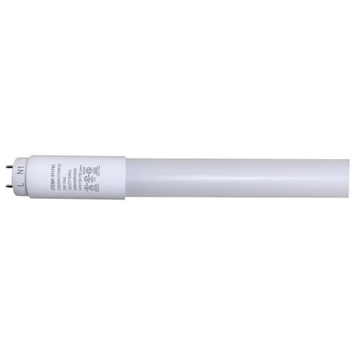 Satco S11761 12 Watt T8 LED; CCT Selectable; Medium bi-pin base; 50000 Hours; Type A/B; Ballast Bypass or Direct Replacement; Single or Double Ended Wiring; Glass with PET coating
