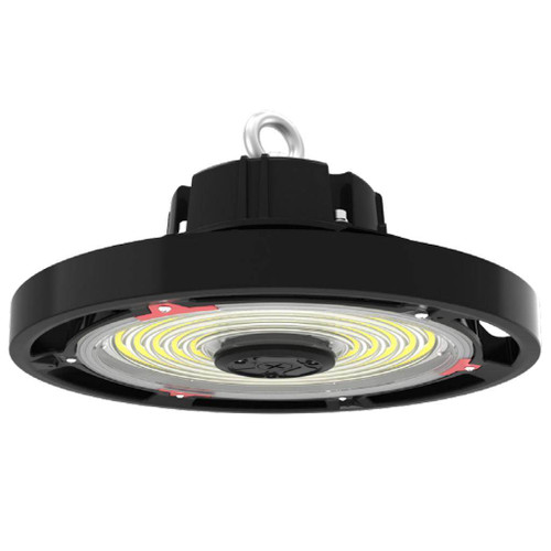 Keystone LED Light Fixture (15213)
70/100/150 watt - 120/277 volt - 3,000K/4,000K/5,000K - CCT Selectable - High Bay - Black - XFit - Dimmable | KT-RHLED150PS-12C-8CSB-VDIM-P | Keystone Technologies | Keystone Technologies at lightingandsupplies.com